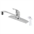 Shefu Products Pfirst Series 1-Handle Kitchen Faucet in Polished Chrome SH949374